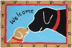 Jellybean Welcome Dogs Rug 21" X 33"