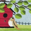Birdhouse Perch Jellybean Rug 20" X 30"