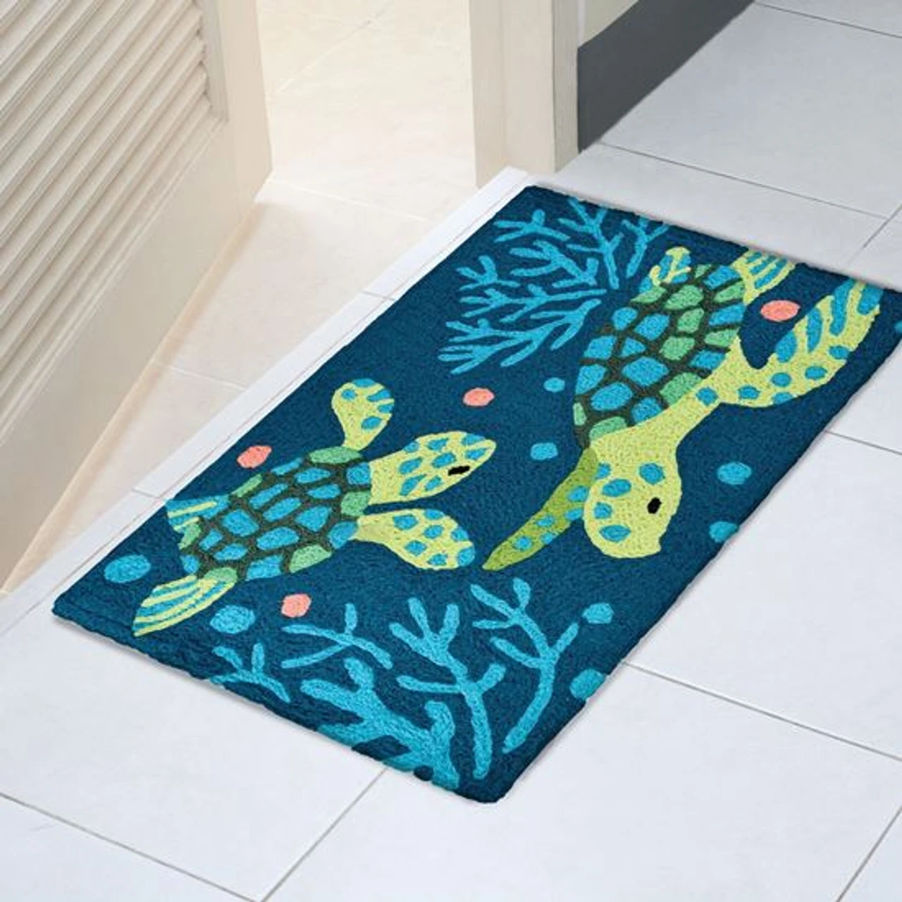 Jellybean Rug Deep Blue Sea Turtles 2 Jellybean Rug Deep Blue Sea Turtles - Image 2