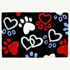 Jellybean Rug I Luv Paws 20" X 30"