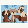Jellybean Rug Pawsome Pals 20" X 30"