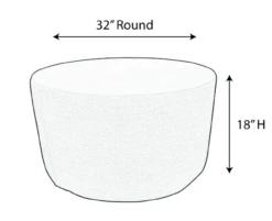 Round Pool Stoolz 32x18 (Ships 6-8 Weeks) 6 Round Pool Stoolz 32x18 (Ships 6-8 Weeks) -Chirst Seasonal Home Store 0 63629.1684871387