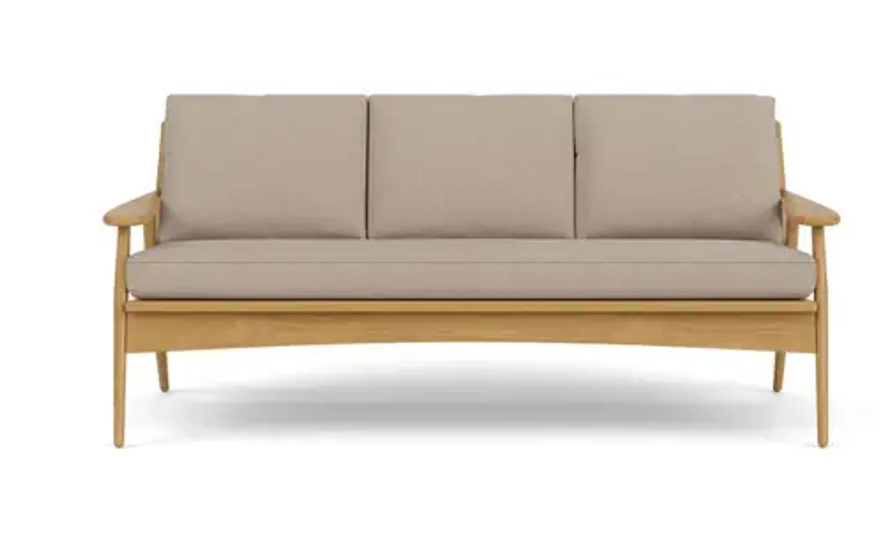 Sunbrella Canvas Fawn Fabric 3 Sunbrella Canvas Fawn Fabric - Image 3