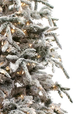 7.5' Flocked Balsam Pine Tree -Chirst Seasonal Home Store 123199 5 77784.1552670762