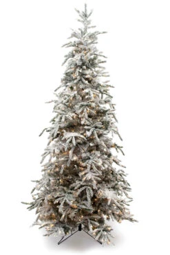 7.5' Flocked Balsam Pine Tree