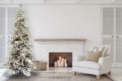 12' Flocked Balsam Pine Tree 16 12' Flocked Balsam Pine Tree -Chirst Seasonal Home Store 123 197 123198 123199 207216 75511.1656532521