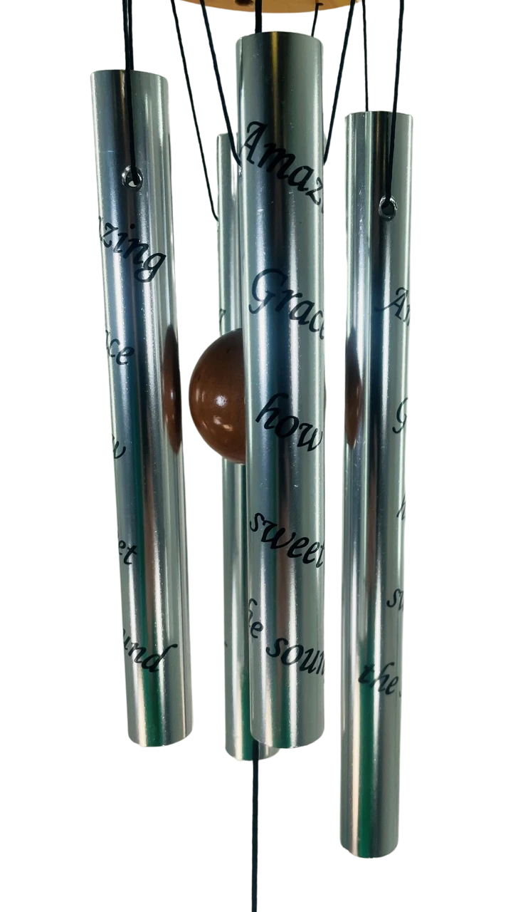 Amazing Grace Sentiment Wind Chime 22" 2 Amazing Grace Sentiment Wind Chime 22" - Image 2