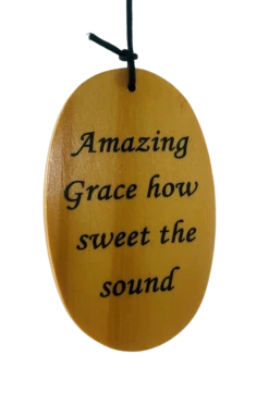 Amazing Grace Sentiment Wind Chime 22" 7 Amazing Grace Sentiment Wind Chime 22" -Chirst Seasonal Home Store 13938 White 2 72323.1637086852