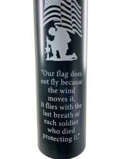 Soldier Memorial Wind Bell Chime -Chirst Seasonal Home Store 14326LK 2 on White 70767.1679672349