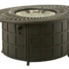 Hanamint Mayfair Outdoor 39" X 52" Enclosed Oval Gas Fire Pit