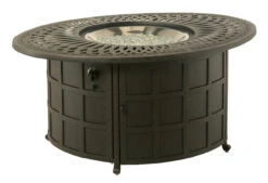 Hanamint Mayfair Outdoor 39" X 52" Enclosed Oval Gas Fire Pit
