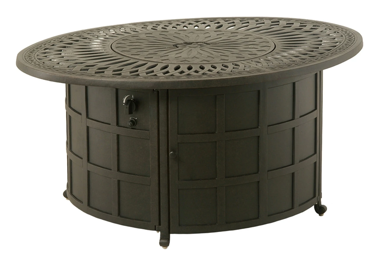 Hanamint Mayfair Outdoor 39" X 52" Enclosed Oval Gas Fire Pit 3 Hanamint Mayfair Outdoor 39" X 52" Enclosed Oval Gas Fire Pit - Image 3