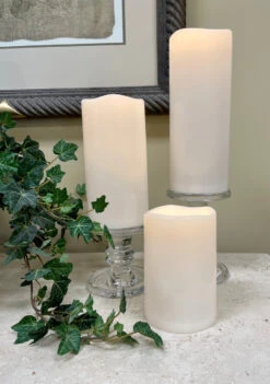 Flameless LED Candles With Remote 3 PC Set Ivory 9 Flameless LED Candles With Remote 3 PC Set Ivory -Chirst Seasonal Home Store 22130 lifestyle 69623.1620147329