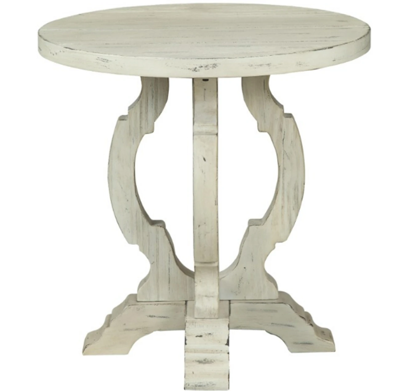 Coast To Coast 24" Accent Table Orchard White 1 Coast To Coast 24" Accent Table Orchard White