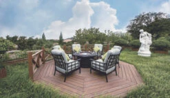 Hanamint Sherwood Outdoor Hexagonal Enclosed Gas Fire Pit Table 9 Hanamint Sherwood Outdoor Hexagonal Enclosed Gas Fire Pit Table -Chirst Seasonal Home Store 247 Deep Seating 13404.1651180614