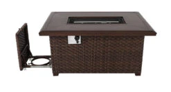 Brooks Rectangular Gas Fire Pit Chat Height -Chirst Seasonal Home Store 2G5A1688 94917.1647619835