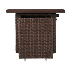 Brooks Rectangular Gas Fire Pit Chat Height -Chirst Seasonal Home Store 2G5A1696 87807.1647619847