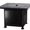 Gensun Paradise Outdoor 36" Square Top Gas Fire Pit W/Paradise Base - Casual Height