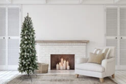5' Slim Allegheny Pine Unlit Christmas Tree Unlit -Chirst Seasonal Home Store 37201ON 37202ON 37203ON 08452.1656532575