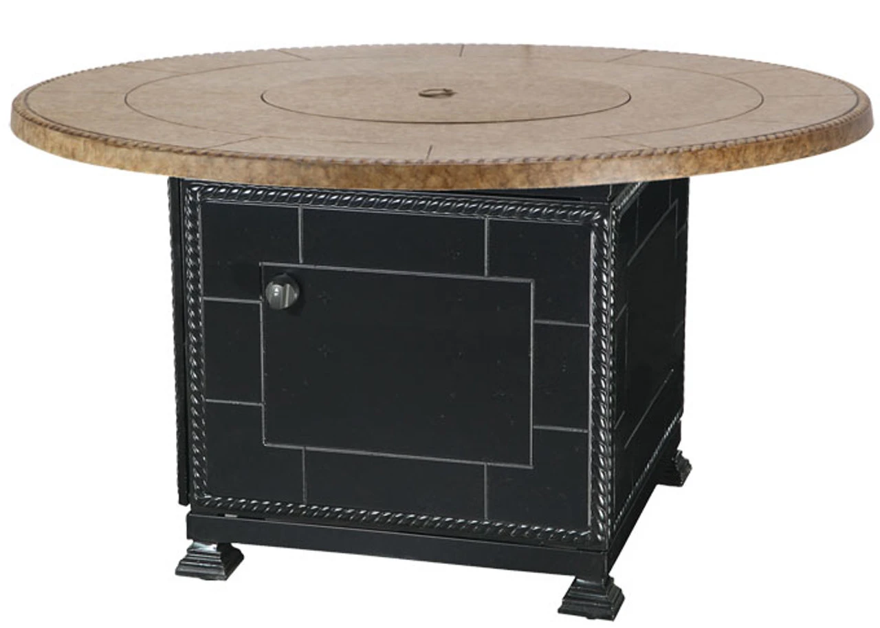 Gensun Paradise Outdoor 42" Round Top Gas Fire Pit W/Paradise Base 1 Gensun Paradise Outdoor 42" Round Top Gas Fire Pit W/Paradise Base