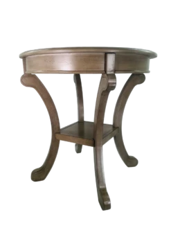 Accent Table 26" Round Cape Cod Grey