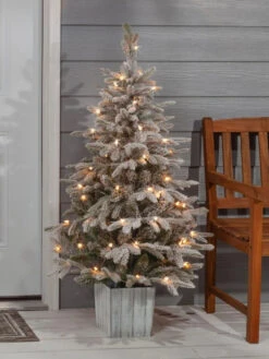 4.5' Potted Artificial Iceland Prelit Fir -Chirst Seasonal Home Store 522845C 3 01130.1666629568