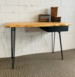 Wood And Steel Writing Desk -Chirst Seasonal Home Store 53413 Lifestyle 2 11984.1616791811