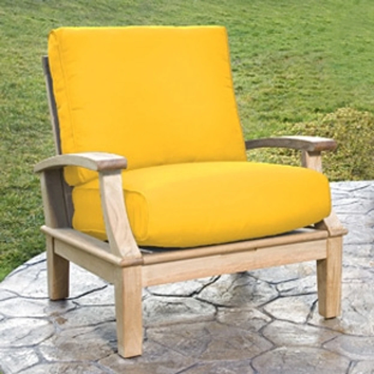 Sunbrella Canvas Sunflower Yellow Fabric 2 Sunbrella Canvas Sunflower Yellow Fabric - Image 2