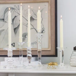 Root Candles Unscented Arista Timberline 9-Inch Dinner Candles, 12-Count, Ivory -Chirst Seasonal Home Store 58917AI 5 17740.1696352945