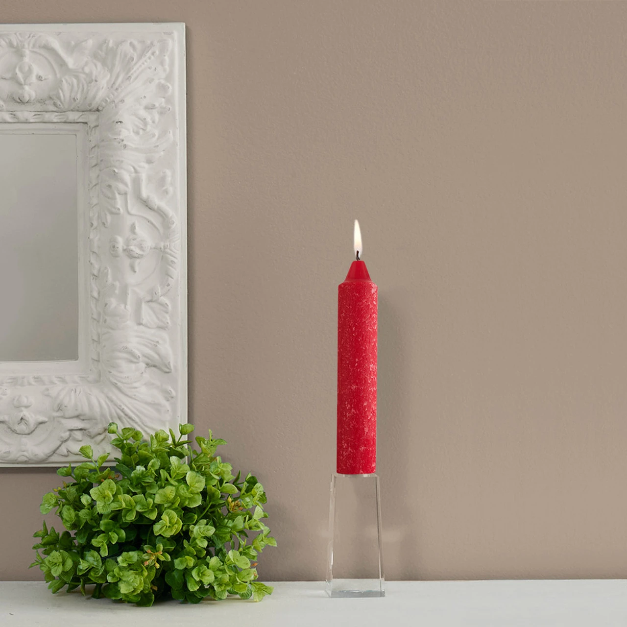 Root Candles 59768 Unscented Timberline Collenette 7-Inch Dinner Candles, 4-Count, Red 3 Root Candles 59768 Unscented Timberline Collenette 7-Inch Dinner Candles, 4-Count, Red - Image 3