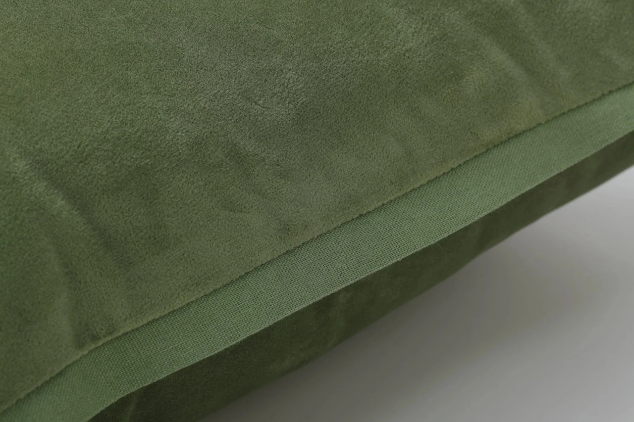 Indoor Velvet Flange Loden Green 18-Inch Throw Pillow 5 Indoor Velvet Flange Loden Green 18-Inch Throw Pillow - Image 5