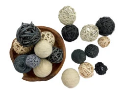 Mixed Texture Orbs Carton Jumbo Gray -Chirst Seasonal Home Store 62084 3 22137.1675717497