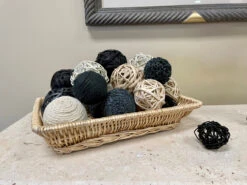 Mixed Texture Orbs Carton Jumbo Gray -Chirst Seasonal Home Store 62084 5 99532.1675717497
