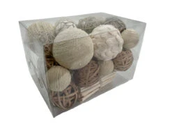 Mixed Texture Orbs Carton Jumbo Natural