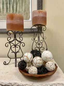 Mixed Texture Orbs Carton Large 15pc Black -Chirst Seasonal Home Store 62331 5 50415.1675718397