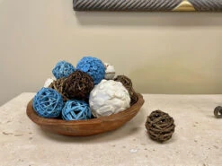 Mixed Texture Orbs Carton Large 15pc Blue 9 Mixed Texture Orbs Carton Large 15pc Blue -Chirst Seasonal Home Store 62332 5 92879.1675718622