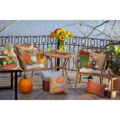 Indoor Velvet Flange Cinnamon Rectangular Throw Pillow -Chirst Seasonal Home Store 697673BPP 2 79187.1696533731