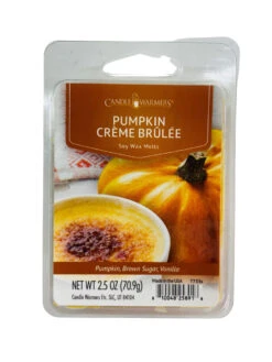 Candle Warmers Soy Wax Melts Pumpkin Creme Brulee Set Of 4