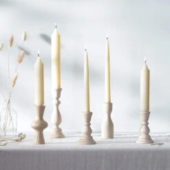 Root Candles 7917 Unscented Smooth Hand-Dipped 9-Inch Taper Candle, 12-Count, Ivory -Chirst Seasonal Home Store 7917AI 7 41772.1696428513