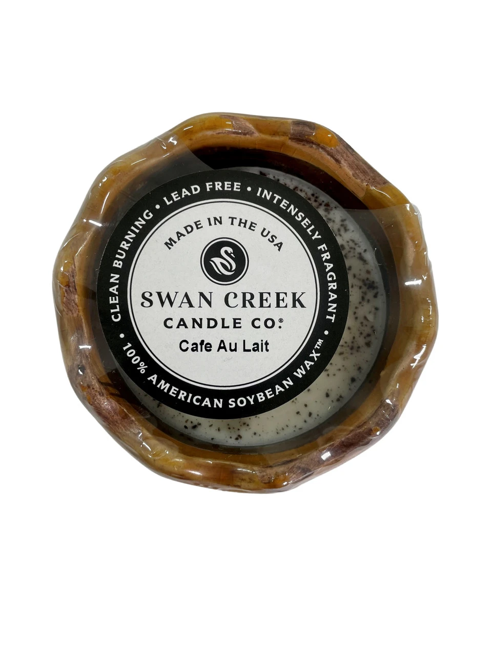 Swan Creek Ruffle Pot Cafe Au Lait 3 Swan Creek Ruffle Pot Cafe Au Lait - Image 3