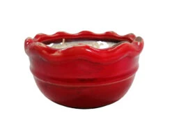 Swan Creek Ruffle Bowl Citrus & Sage