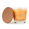 Root Candles 887341 Honeycomb Veriglass Scented Beeswax Blend Candle, Small, Tangerine Lemongrass