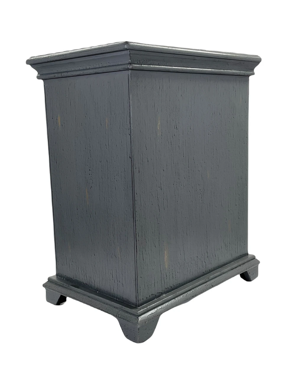 Chairside Storage Table Distressed Gray 3 Chairside Storage Table Distressed Gray - Image 3