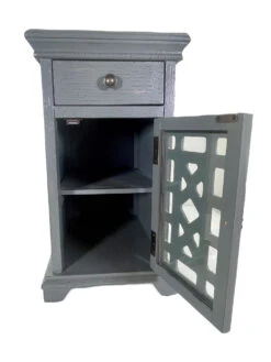 Chairside Storage Table Distressed Gray 9 Chairside Storage Table Distressed Gray -Chirst Seasonal Home Store 96607 Interior 57963.1619719651
