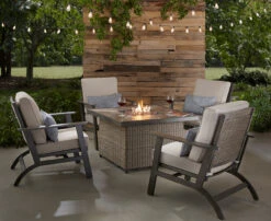 Agio Addison 42" Square Fire Pit -Chirst Seasonal Home Store Addison 5pcFP RS r3 72453.1622668099