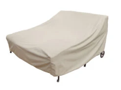 Treasure Garden 72" Double Chaise Lounge W/Elastic & 4 Ties Protective Furniture Cover