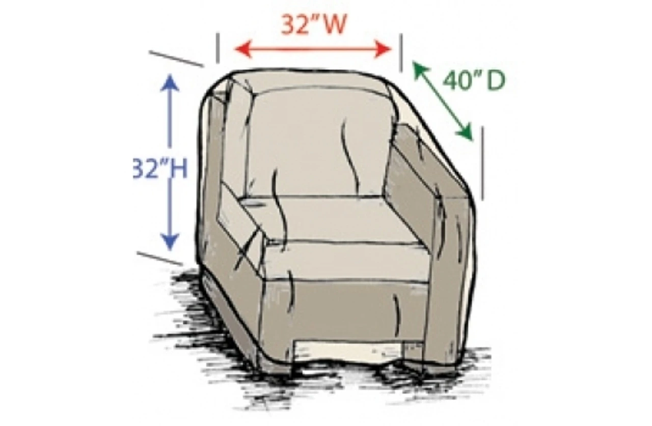 Treasure Garden Modular Left End (Right Facing) Furniture Cover 2 Treasure Garden Modular Left End (Right Facing) Furniture Cover - Image 2