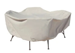 Treasure Garden 48" Round Table & Chairs W/4 Ties Protective Furniture Cover - No Umbrella Hole