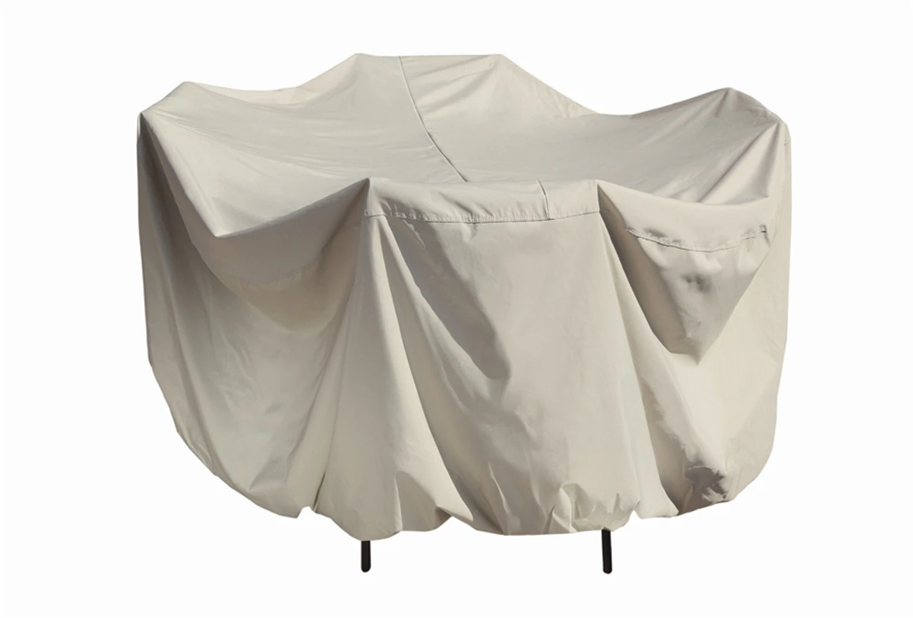 Treasure Garden 54 Inch Round Table & Chairs Protective Furniture Cover - No Umbrella Hole 2 Treasure Garden 54 Inch Round Table & Chairs Protective Furniture Cover - No Umbrella Hole - Image 2