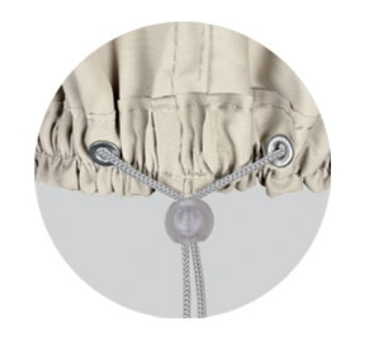 Treasure Garden 60" Small Oval/Rectangle Table & Chairs W/8 Ties Protective Furniture Cover - No Umbrella Hole 2 Treasure Garden 60" Small Oval/Rectangle Table & Chairs W/8 Ties Protective Furniture Cover - No Umbrella Hole - Image 2